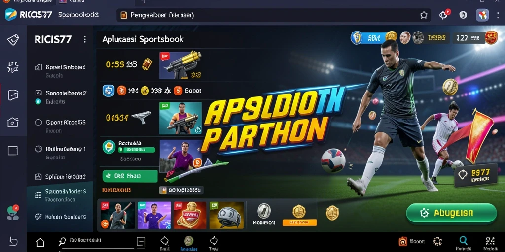 Tampilan menarik dari gameplay RICIS77 saat melakukan taruhan olahraga.